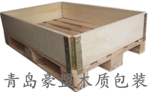 青島免熏蒸出口木箱訂做 一次性發(fā)貨使用，結(jié)實(shí)四面進(jìn)叉的理想選擇